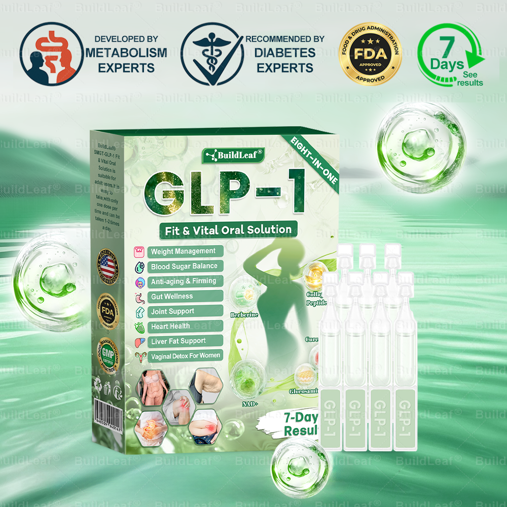 🥇𝑩𝒖𝐢𝒍𝒅𝑳𝒆𝐚𝒇® GL𝐏-1 8-𝒊𝒏-1 𝙁𝙞𝙩 & 𝙑𝙞𝙩𝙖𝙡 𝖮𝗋𝖺𝗅 𝙎𝙤𝙡𝙪𝙩𝙞𝙤𝙣  (𝑱𝒖𝒔𝒕 𝒐𝒏𝒄𝒆 𝒂 𝒅𝒂𝒚, 𝒗𝒊𝒔𝒊𝒃𝒍𝒆 𝒄𝒉𝒂𝒏𝒈𝒆𝒔 𝒊𝒏 7 𝒅𝒂𝒚𝒔) ✅ 𝑭𝒐𝒓 𝒐𝒃𝒆𝒔𝒊𝒕𝒚, 𝒄𝒂𝒓𝒅𝒊𝒐𝒗𝒂𝒔𝒄𝒖𝒍𝒂𝒓 𝒉𝒆𝒂𝒍𝒕𝒉, 𝒅𝒊𝒂𝒃𝒆𝒕𝒆𝒔, 𝒔𝒍𝒆𝒆𝒑 𝒂𝒑𝒏𝒆𝒂, 𝒈𝒖𝒕 𝒉𝒆𝒂𝒍𝒕𝒉, 𝒋𝒐𝒊𝒏𝒕 𝒊𝒔𝒔𝒖𝒆𝒔, 𝒂𝒏𝒅 𝒎𝒐𝒓𝒆